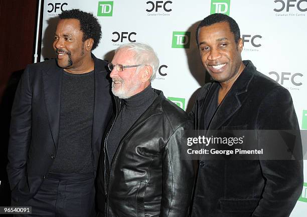Director Lee Daniels, director/CFC Founder Norman Jewison and Canadian filmmaker Clement Virgo attend The Canadian Film Centre's Salute To Black...