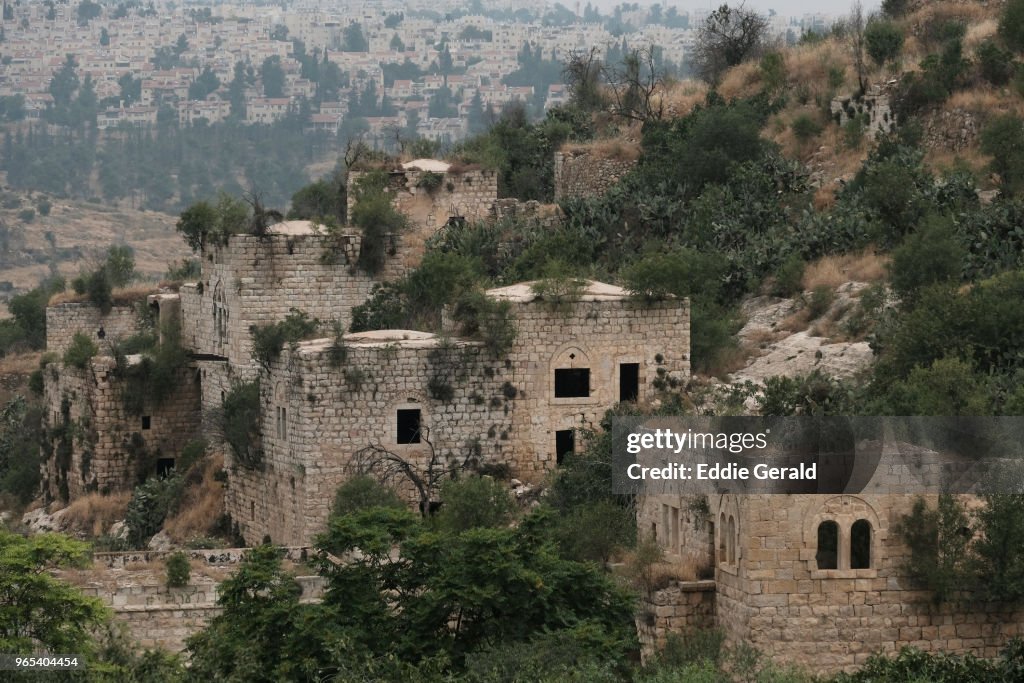 The abandoned Palestinian village of Lifta on the outskirts of Jerusalem