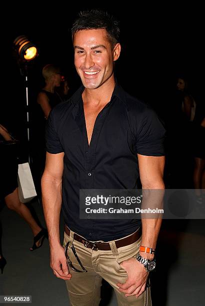 Choreographer Adam Williams attends the morning tea reception ahead of the David Jones Autumn/Winter 2010 Fashion Launch at the Hordern Pavilion on...