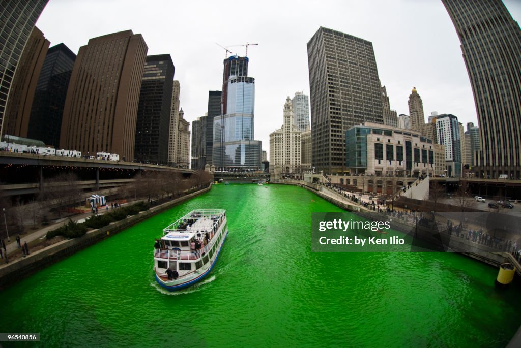 The Greening of the Chicago River  