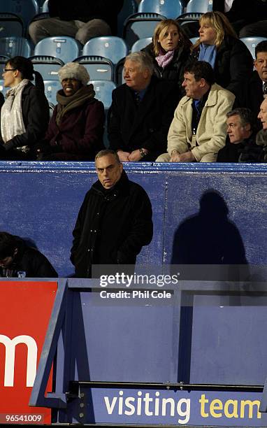 Avram Grant Manager of Portsmouth gets sent to the stands during the Barclays Premier League match between Portsmouth and Sunderland at Fratton Park...