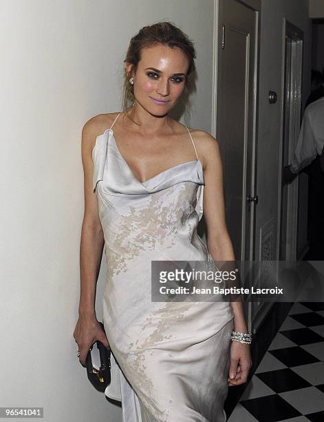 Diane Kruger arrives at the NY Times Style Magazine's Golden Globe Awards Cocktail at Chateau Marmont on January 15, 2010 in Los Angeles, California.