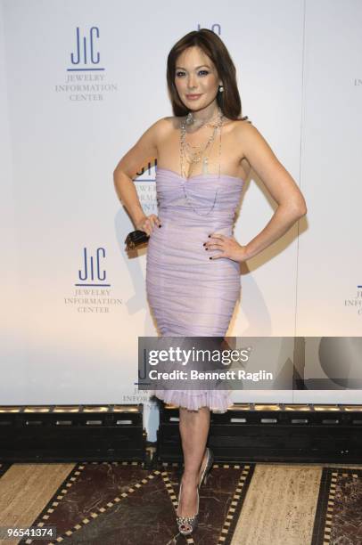 Actress Lindsay Price attends the Jewelry Information Center's 8th Annual GEM Awards Gala at Gotham Hall on January 8, 2010 in New York City.