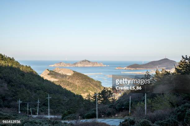 heuksando - ls island stock pictures, royalty-free photos & images