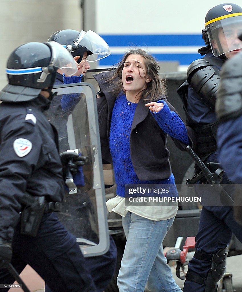Anti Riot Unit Police Anti riot police arrest an anti-globalisation activist as they... News ...