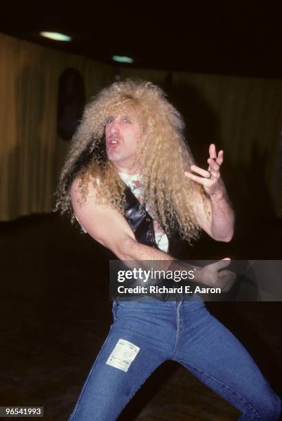 Dee Snider from Twisted Sister posed in Los Angeles in 1984