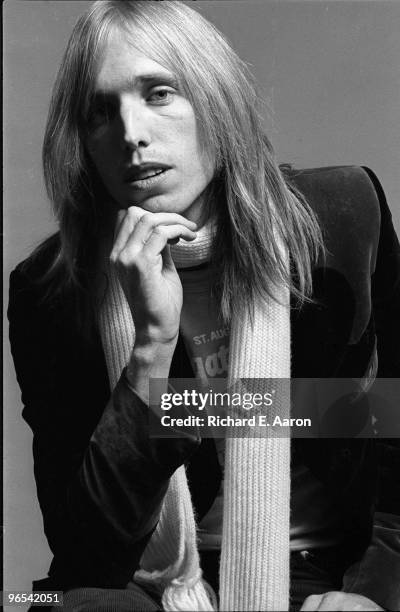 Tom Petty from Tom Petty and the Heartbreakers posed in New York in 1976