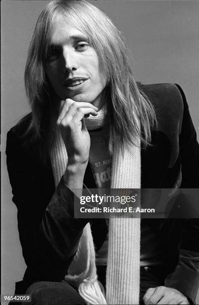 Tom Petty from Tom Petty and the Heartbreakers posed in New York in 1976