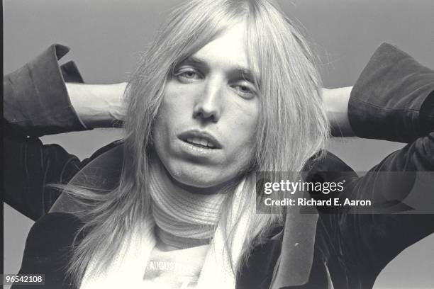 Tom Petty from Tom Petty and the Heartbreakers posed in New York in 1976