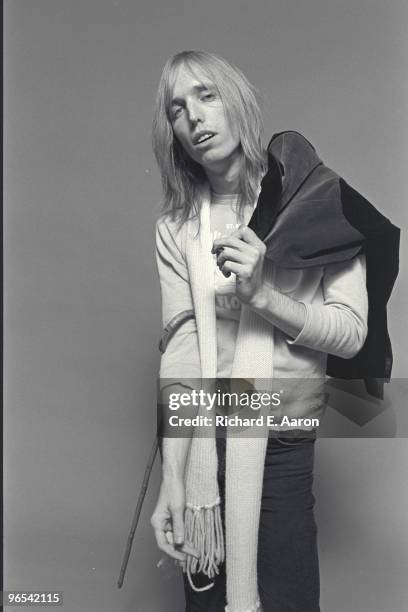 Tom Petty from Tom Petty and the Heartbreakers posed in New York in 1976