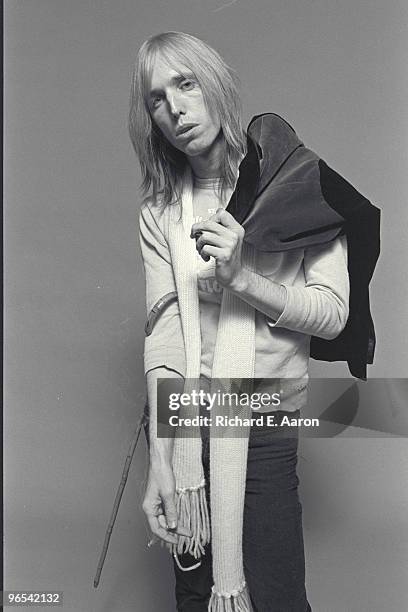 Tom Petty from Tom Petty and the Heartbreakers posed in New York in 1976