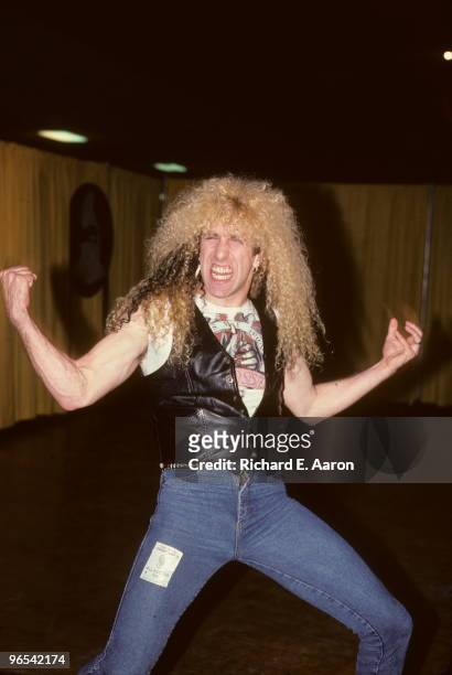 Dee Snider from Twisted Sister posed in Los Angeles in 1984