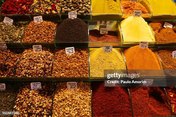 spice market in istanbul,turkey - spice store stock pictures, royalty-free photos & images