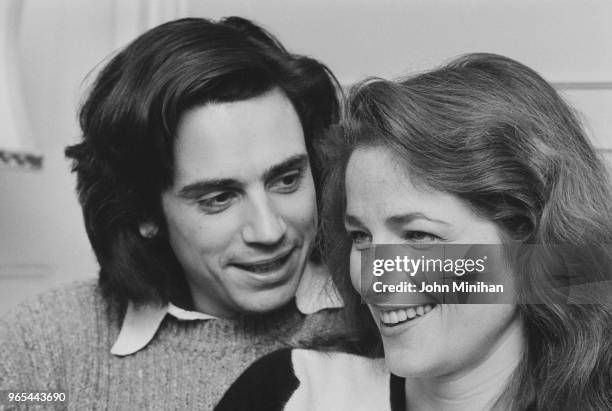 English actress, model and singer Charlotte Rampling with her husband, French composer, performer and record producer Jean-Michel Jarre, UK, 9th...
