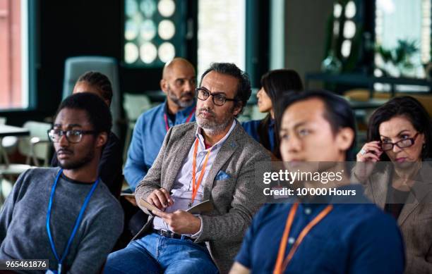 people at conference - public speech stock pictures, royalty-free photos & images