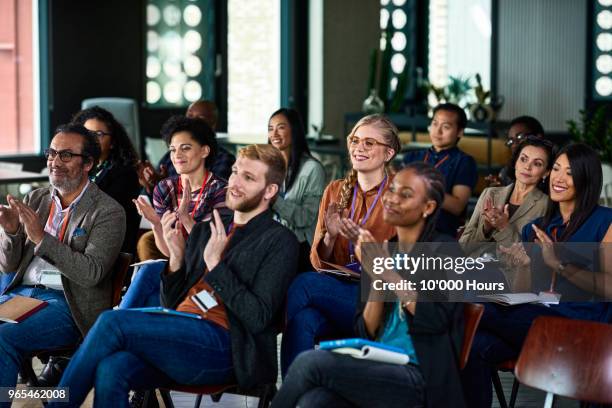 audience at conference - conventions stockfoto's en -beelden