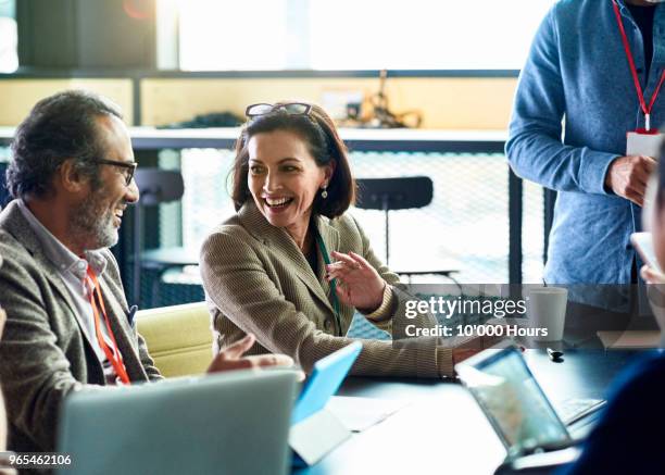 people at business meeting - indian colleague stock pictures, royalty-free photos & images