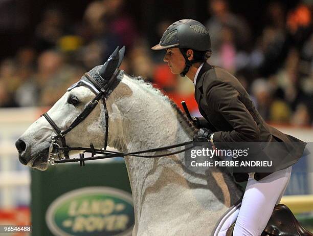 La française Pénélope Leprevost participe au Jumping international de Bordeaux sur Mylord Carthago, le 06 février 2010 à Bordeaux. Déjà qualifiée...