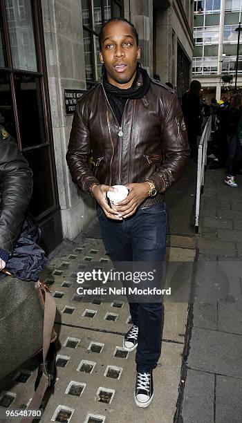 Lemar sighted at BBC Radio One on February 10, 2010 in London, England.