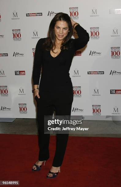Jillian Michaels arrives at The Hollywood Reporter's Annual Women In Entertainment Breakfast at Beverly Hills Hotel on December 5, 2008 in Beverly...