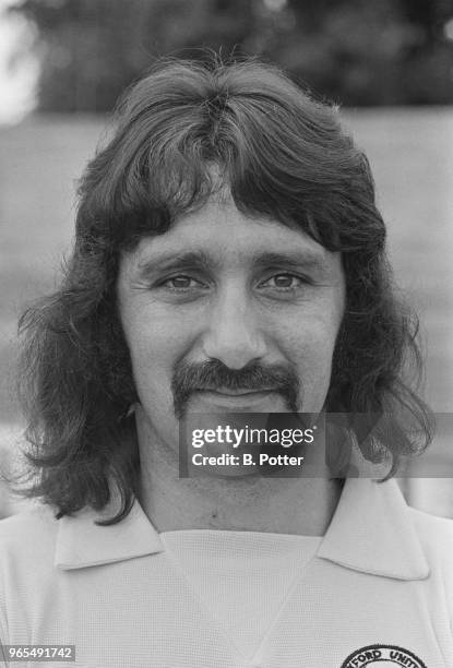 English professional footballer and forward with Oxford United, Nigel Cassidy posed at the start of the 1973-74 football season on 8th August 1973.