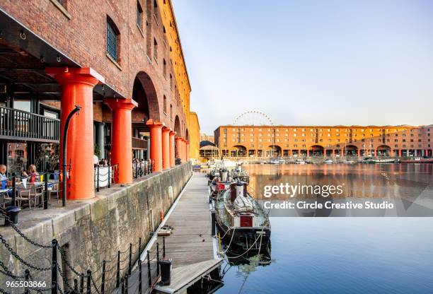 the albert dock, liverpool - docklands studio stock pictures, royalty-free photos & images