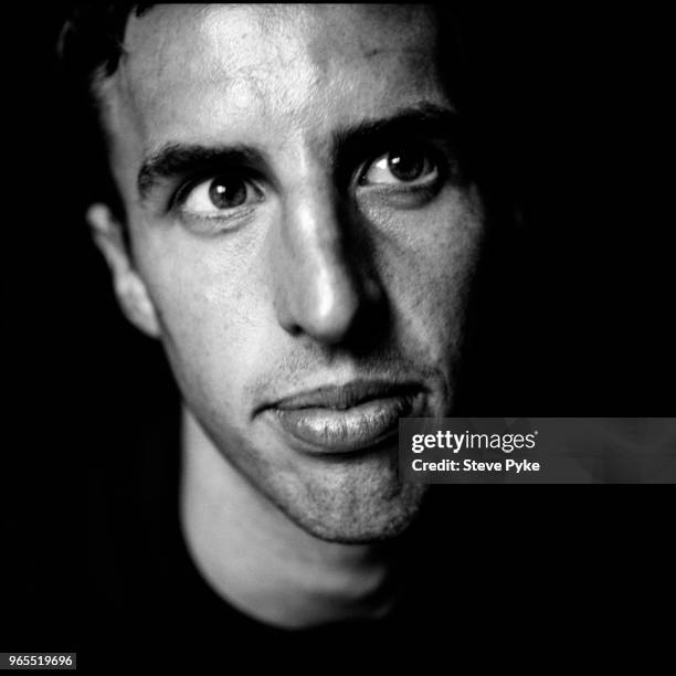 English footballer, and later manager, Gareth Southgate, during his time as a player for Aston Villa, Birmingham, 23rd July 1996.