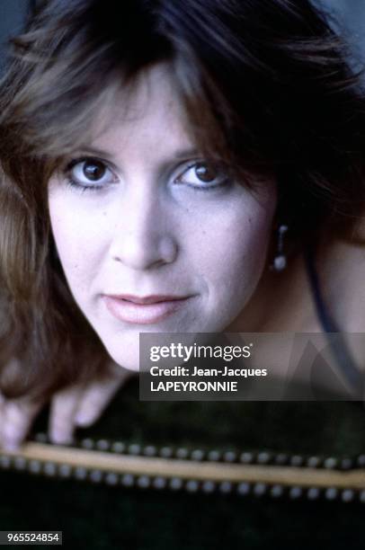 Actrice Carrie Fisher le 20 septembre 1983 à Paris, France.