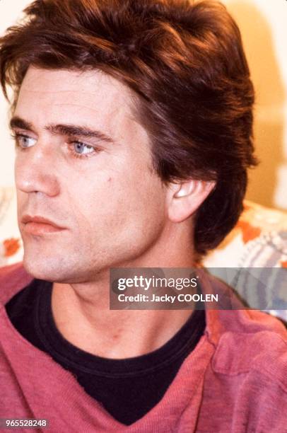 Acteur australien Mel Gibson le 21 avril 1983 aux Etats-Unis.