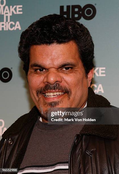 Actor Luis Guzman attends the Cinema Society & HBO screening of "How To Make It In America" at Landmark's Sunshine Cinema on February 9, 2010 in New...