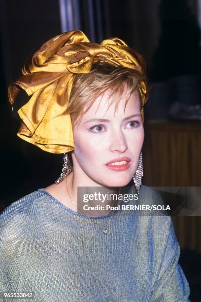 Actrice Gabrielle Lazure le 20 mai 1985 à Cannes, France.