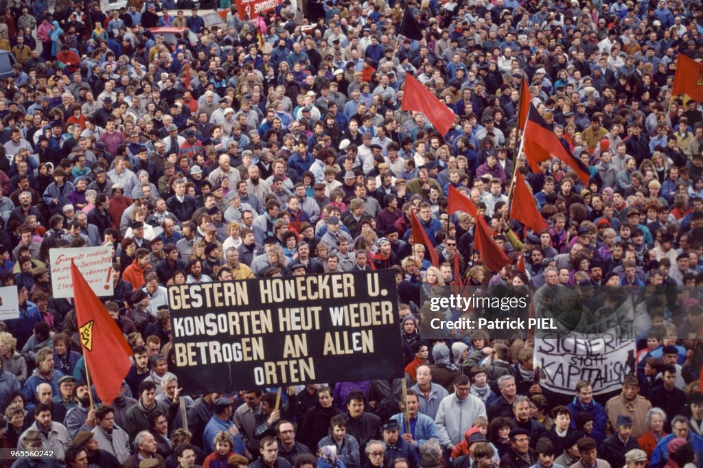 Manifestation en Allemagne en 1991
