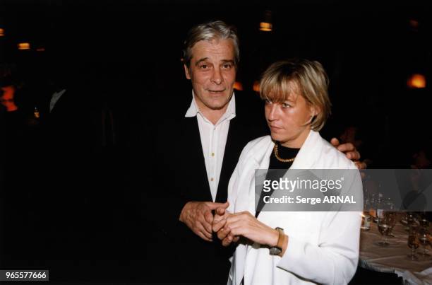 Jacques Weber et sa femme Christine le 16 septembre 1998 à Paris, France.