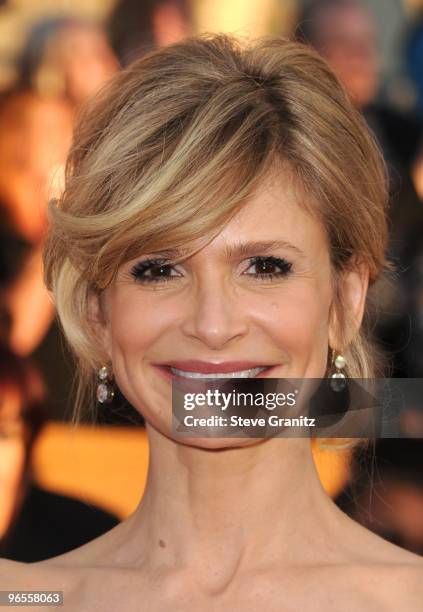 Actress Kyra Sedgwick arrives at the 16th Annual Screen Actors Guild Awards held at The Shrine Auditorium on January 23, 2010 in Los Angeles,...