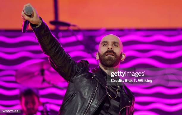 Ambassadors perform during the annual Walmart shareholders meeting event on June 1, 2018 in Fayetteville, Arkansas. The shareholders week brings...