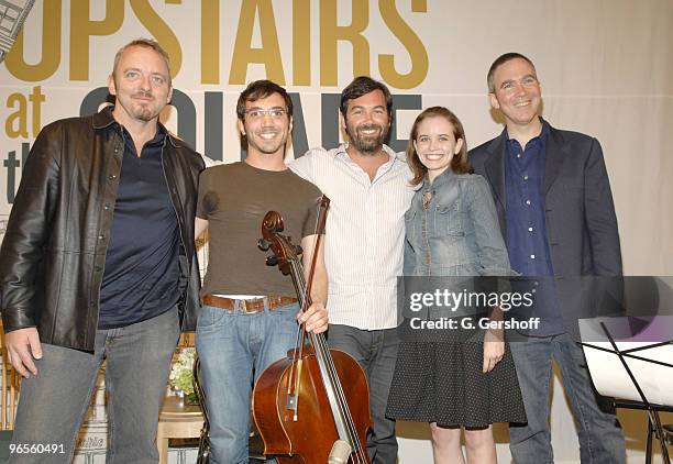 Dennis Lehane, Ben Kalb, Duncan Sheik and Phoebe Strole and Jerry Lehane