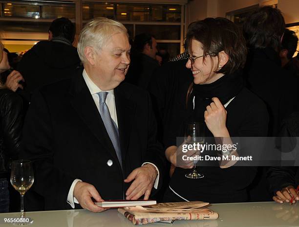 Norman Lamont attends the opening of the Morton Metropolis Gallery on February 10, 2010 in London, England.