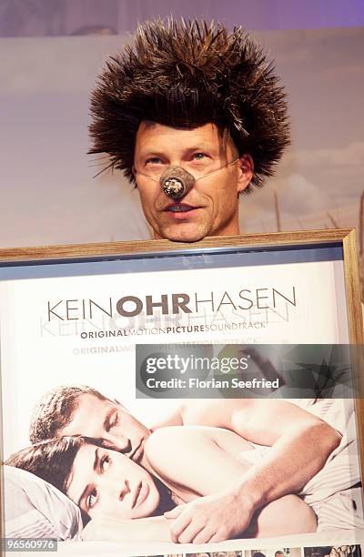Actor, director Til Schweiger as hedgehog attends the 'Zweiohrkueken Gold-Kostuemparty' at China Loung on February 10, 2010 in Berlin, Germany.