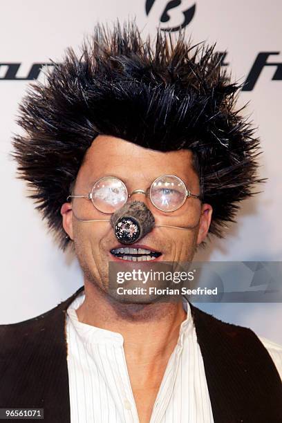 Actor, director Til Schweiger as hedgehog attends the 'Zweiohrkueken Gold-Kostuemparty' at China Loung on February 10, 2010 in Berlin, Germany.