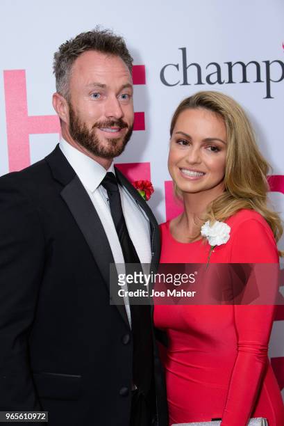 James and Ola Jordan attend the Rainbows Celebrity Charity Ball at Dorchester Hotel on June 1, 2018 in London, England.