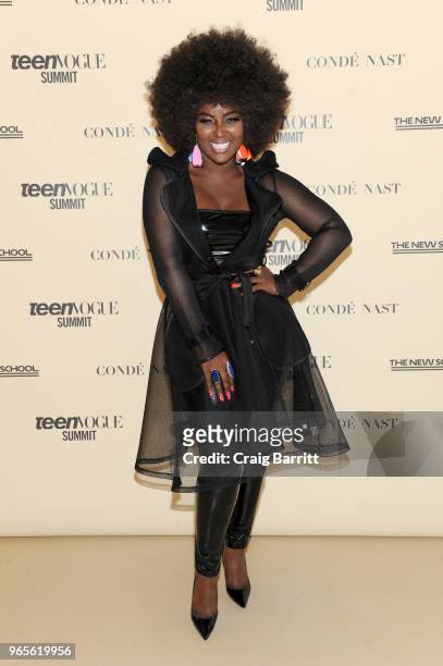 Amara La Negra attends Teen Vogue Summit 2018: #TurnUp - Day 1 at The New School on June 1, 2018 in New York City.