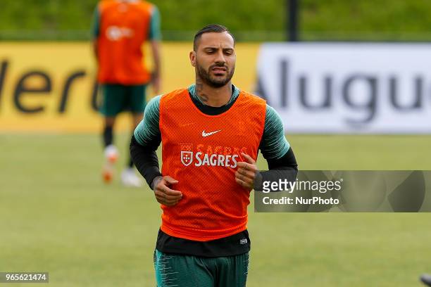 Portugal forward Ricardo Quaresma during the training session at Cidade do Futebol training camp in Oeiras, outskirts of Lisbon, on May 31, 2018...