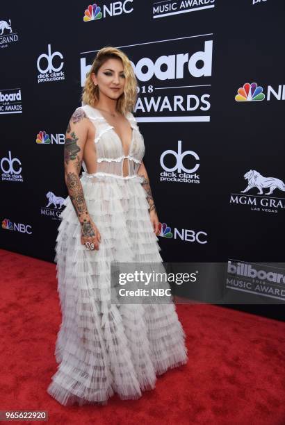 Red Carpet Arrivals -- 2018 BBMA's at the MGM Grand, Las Vegas, Nevada -- Pictured: Julia Michaels --