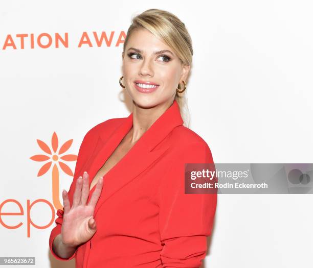 Charlotte McKinney attends Step Up's 14th Annual Inspiration Awards at the Beverly Wilshire Four Seasons Hotel on June 1, 2018 in Beverly Hills,...