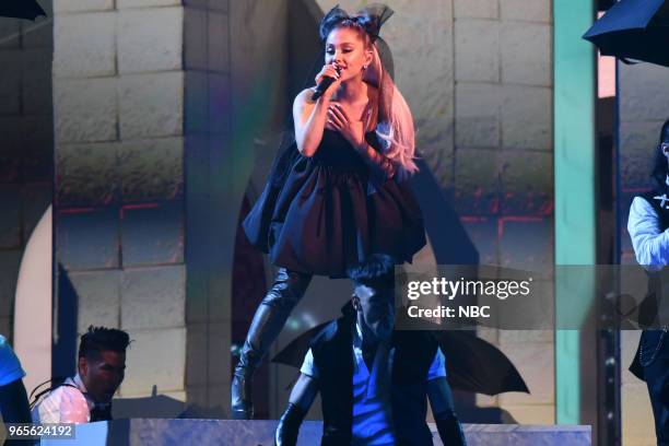 Presentation -- 2018 BBMA's at the MGM Grand, Las Vegas, Nevada -- Pictured: Ariana Grande --