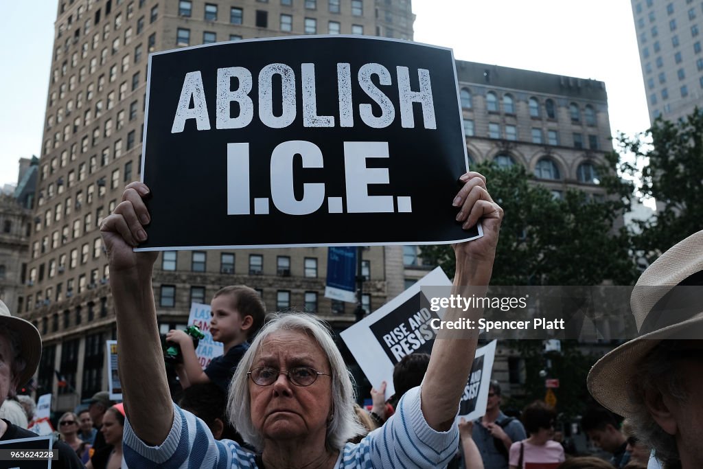 Protestors Across US Rally Against Separation Of Immigrant Children From Fa