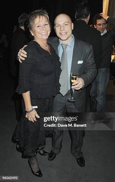 Lady Susie Moss and Elliot Moss attend the Motor Sport Hall Of Fame 2010 at The Roundhouse on February 10, 2010 in London, England.