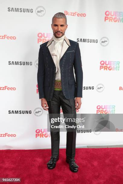 Personality Jay Manuel attends as BuzzFeed hosts its 2nd Annual Queer Prom Powered by Samsung For LGBTQ+ Youth at Samsung 837 on June 1, 2018 in New...