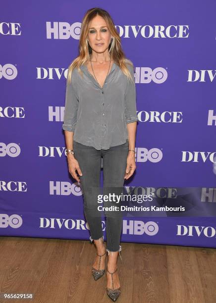 Sarah Jessica Parker attends the "Divorce" Emmy FYC Event at the Whitby Hotel on June 1, 2018 in New York City.