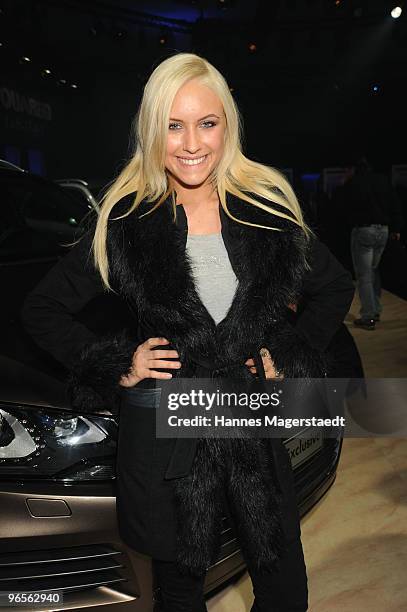 Playmate Alena Gerber attends the Touareg World Premiere at the Postpalast on February 10, 2010 in Munich, Germany.